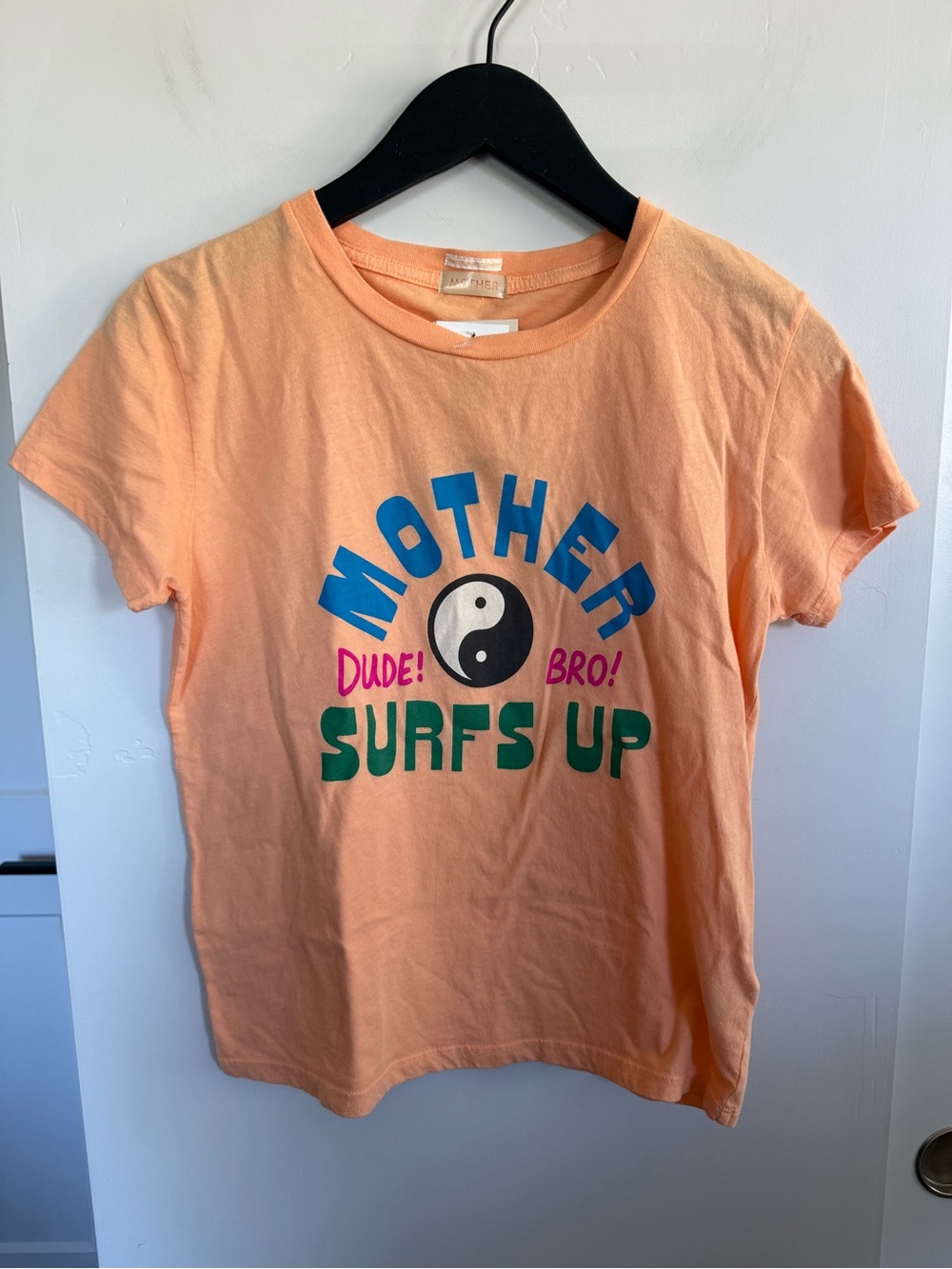 NWT MOTHER Surf’s Up Tee Size Small